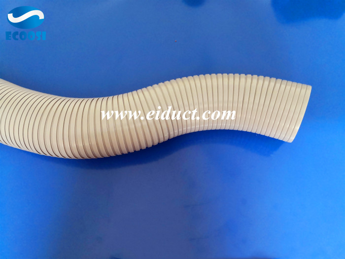 Ecoosi interlock rigid PVC air duct hose is ideal for air, fume extraction and liquid supply at low pressures.