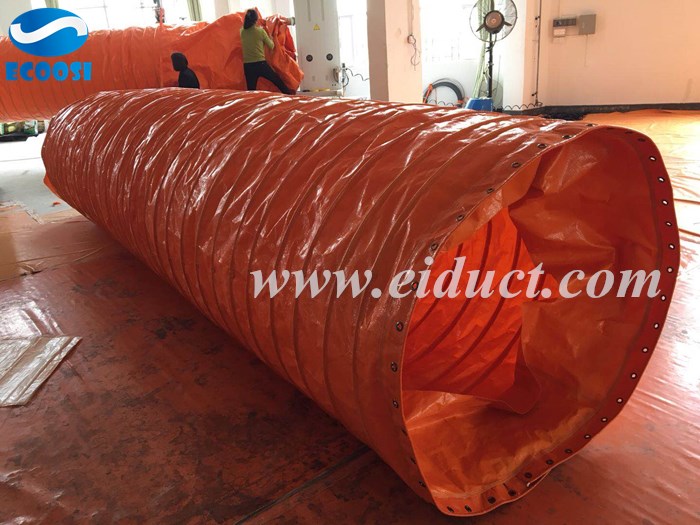 The difference between ventilation hose and high temperature insulation air duct